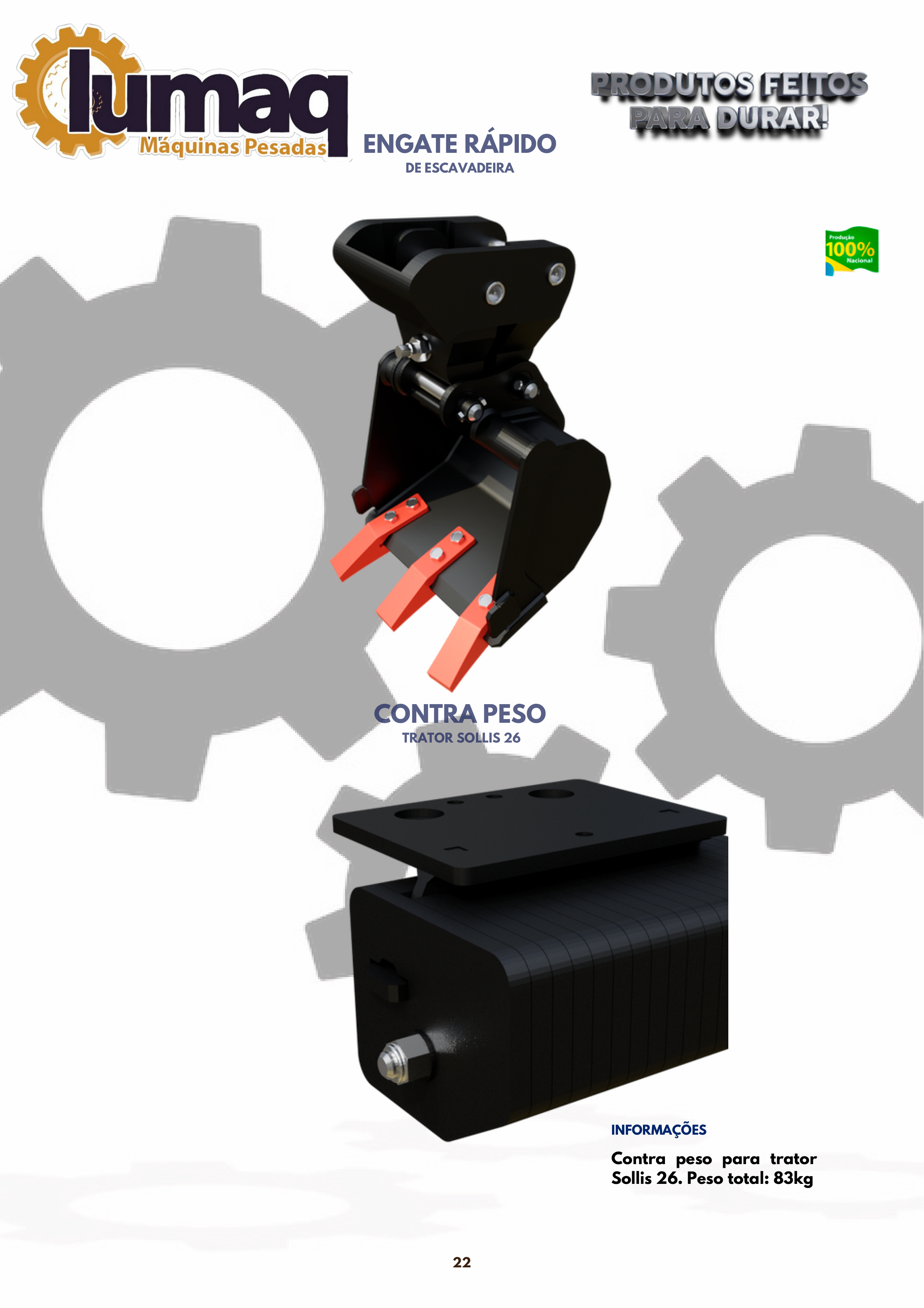 Engate Rápido de Escavadeira